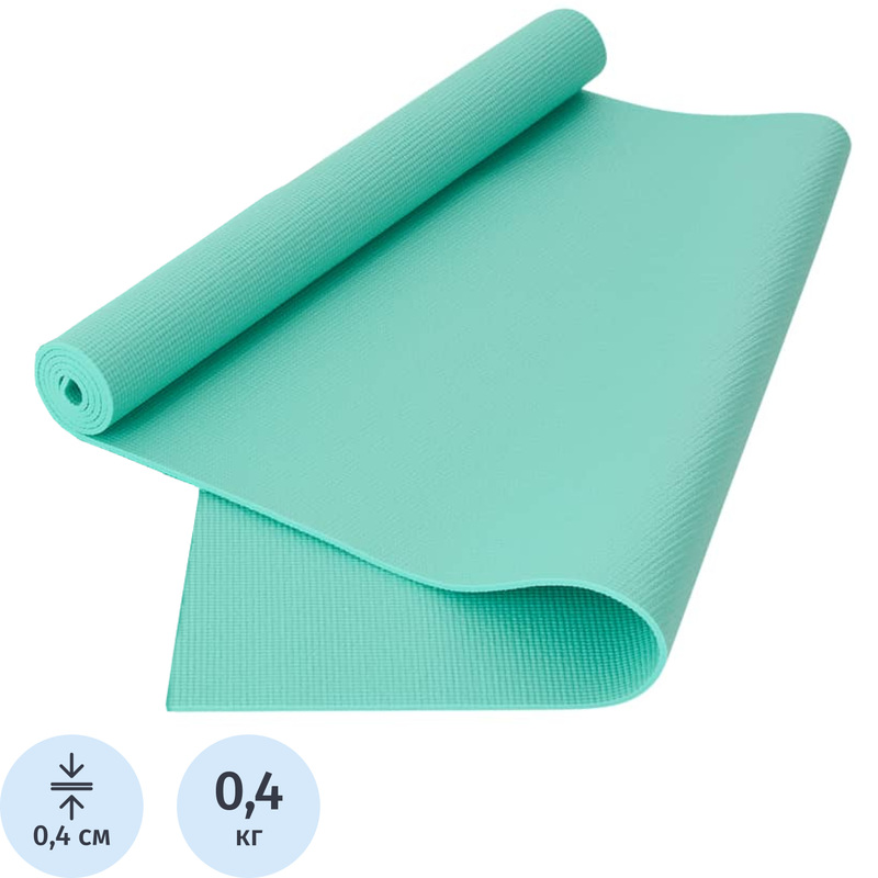 Изображение товара Коврик для фитнеса и йоги STARFIT FM-101 183x61x0.4 см мятный