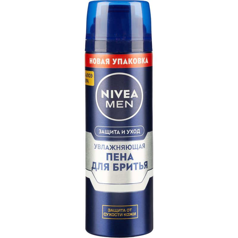 Изображение товара Пена для бритья Nivea Защита и уход 200 мл с алоэ вера