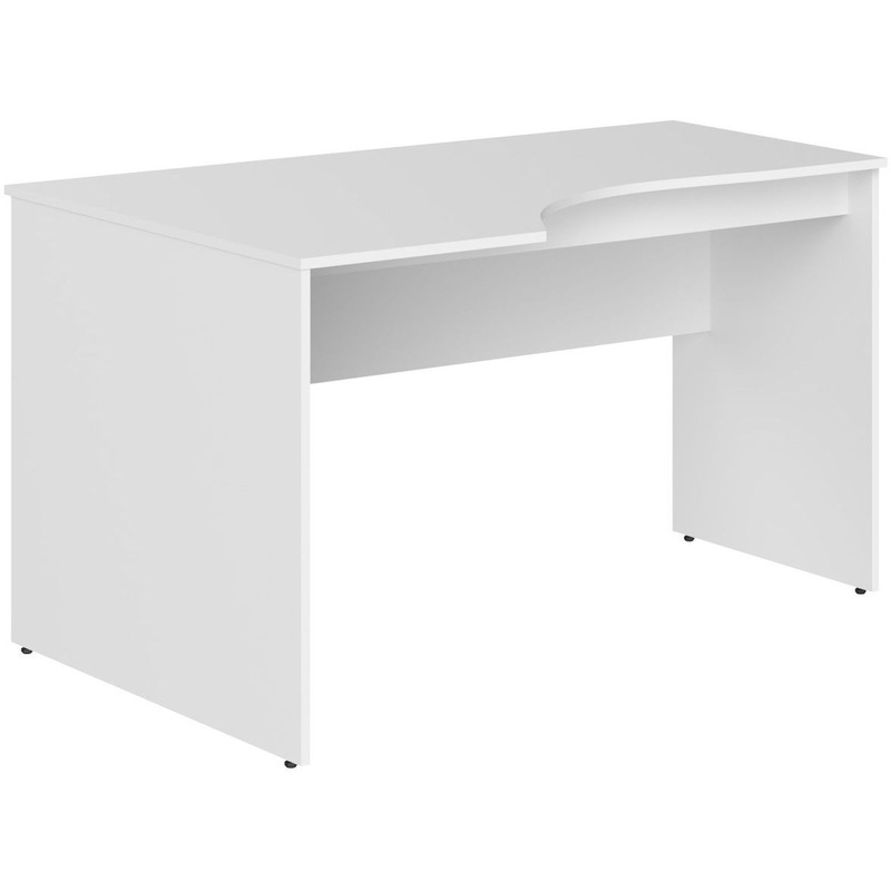 Изображение товара Стол эргономичный Simple SET140-1(L) левый белый 1400х900 мм
