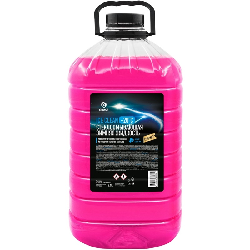 Изображение товара Жидкость незамерзающая Grass Ice Clean - 20С 4 л ПЭТ