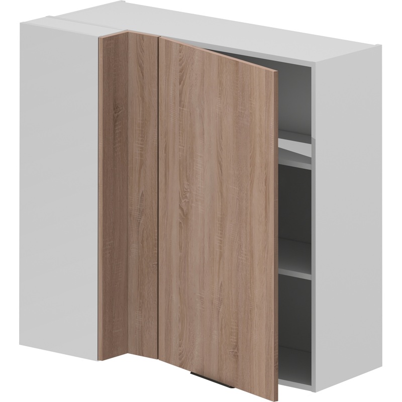 Изображение товара Угловой кухонный шкаф VOK WC1D 96 105 дуб сонома белый шагрень 1050х450х960 мм