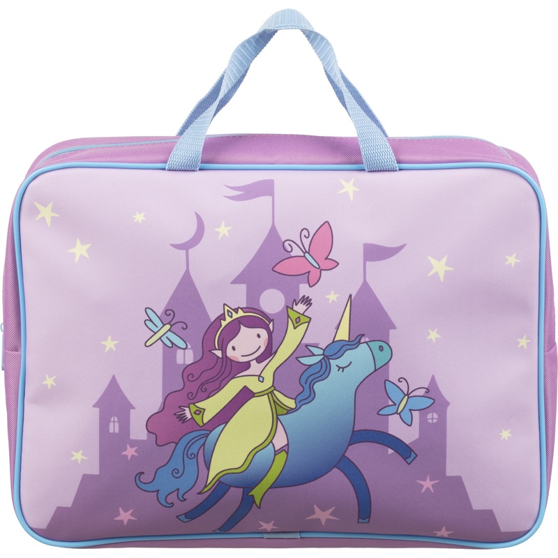 Изображение товара Папка для тетрадей Комус Класс Elf girl А4 полиэстер розовая с молнией и ручками