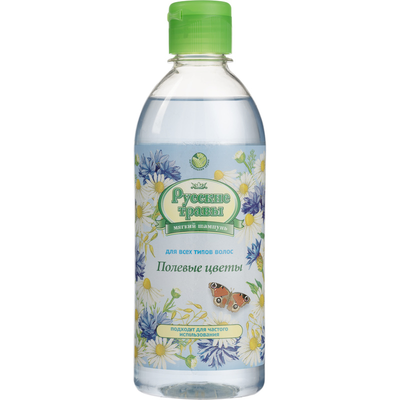 Изображение товара Шампунь Русские травы Полевые цветы для всех типов волос 350 мл