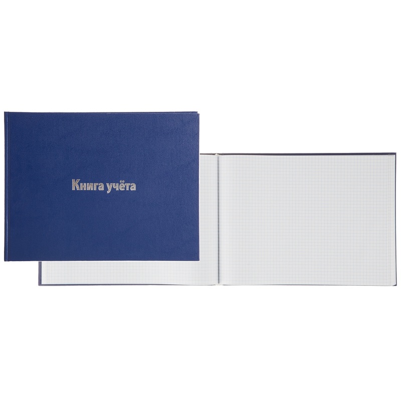 Изображение товара Книга учета 96 листов А4 в клетку на сшивке Attache