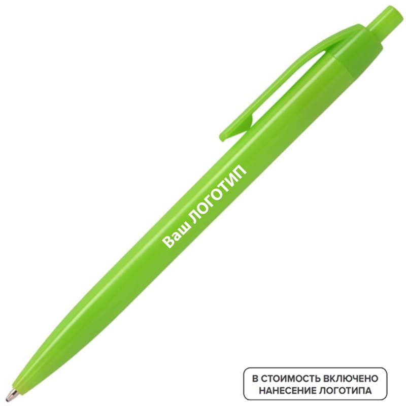 Изображение товара Ручка шариковая автоматическая Air синяя с логотипом 1000 шт