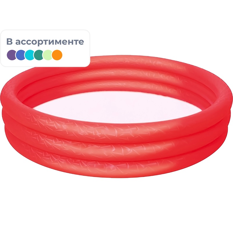 Изображение товара Бассейн надувной Bestway круглый 152x152x30 см (004854)