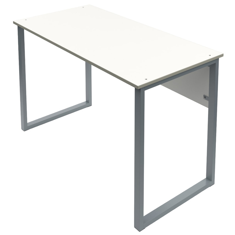 Изображение товара Стол двухместный (белый/серый, 1200х600х760 мм)