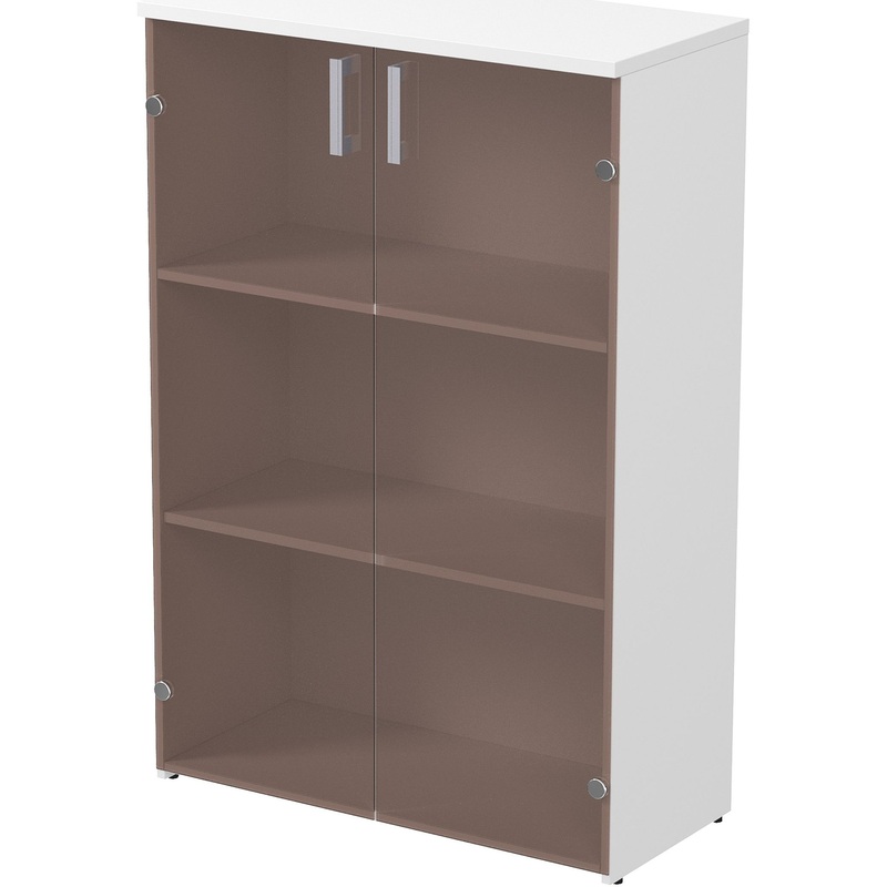 Изображение товара Шкаф для документов из ЛДСП 2Ш.017.3 белый 790х370х1190 мм России