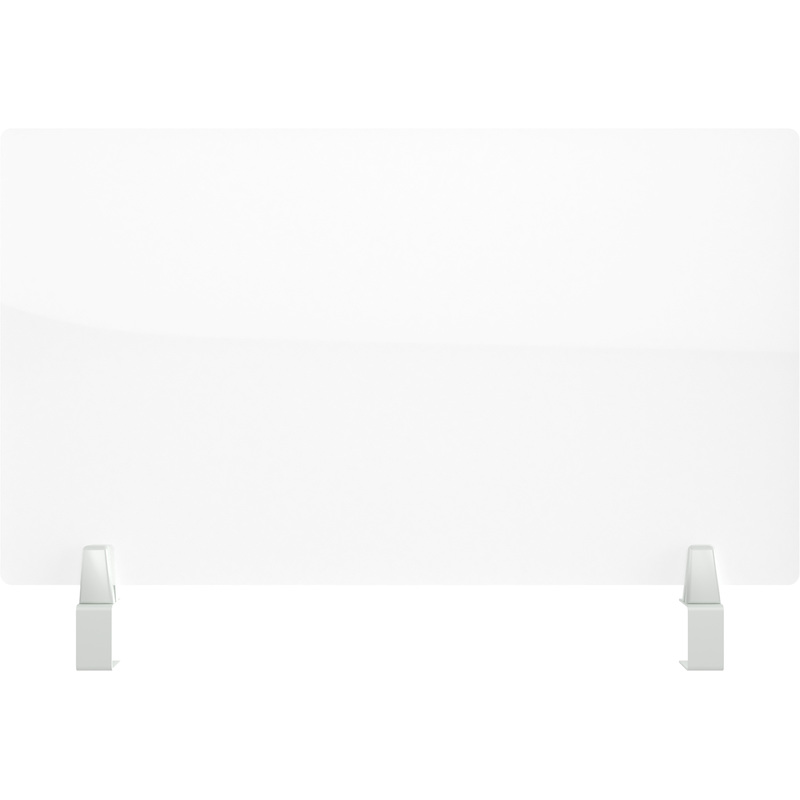 Изображение товара Экран акриловый защитный на струбцине белый 600х55х400 мм