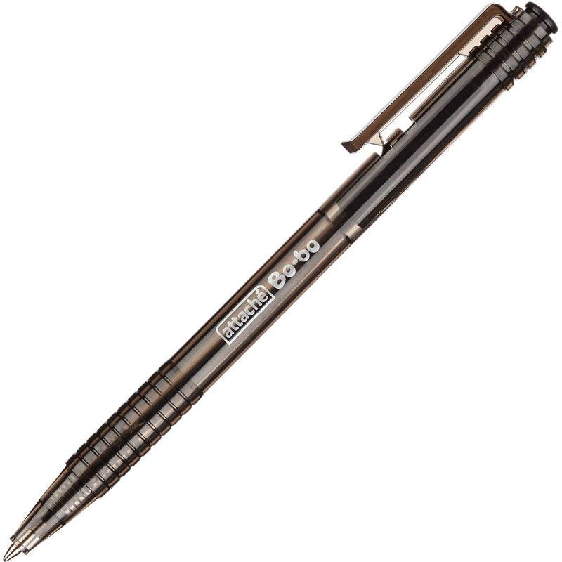 Изображение товара Ручка шариковая автоматическая Attache Bo-bo черная (толщина линии 0.5 мм)