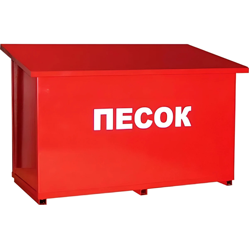 Изображение товара Ящик для песка Пожтехника Престиж-012 81x52x47 см металлический для хранения песка
