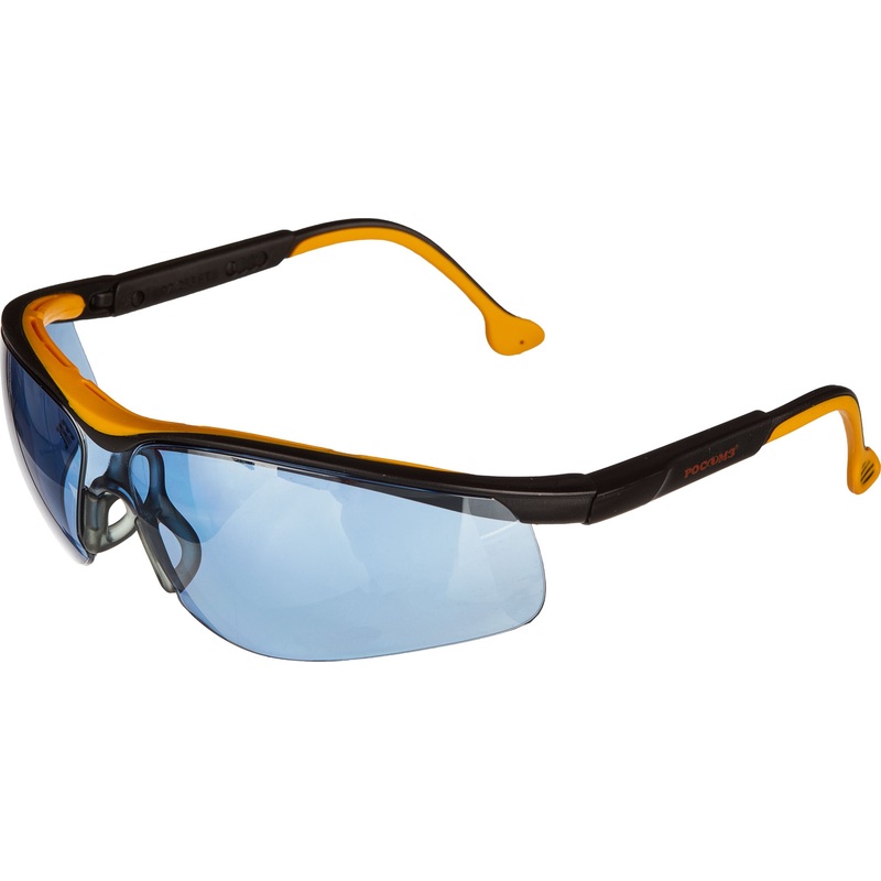 Изображение товара Защитные очки открытые зеркальные голубые РОСОМЗ О50 Monaco Super Удобные и надежные