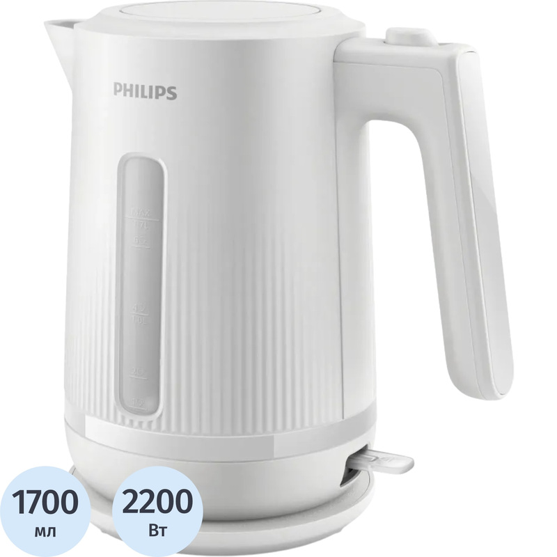 Изображение товара Уценка. Чайник электрический Philips HD9411/00 белый Изображение товара Уценка. Чайник электрический Philips HD9411/00 белый
