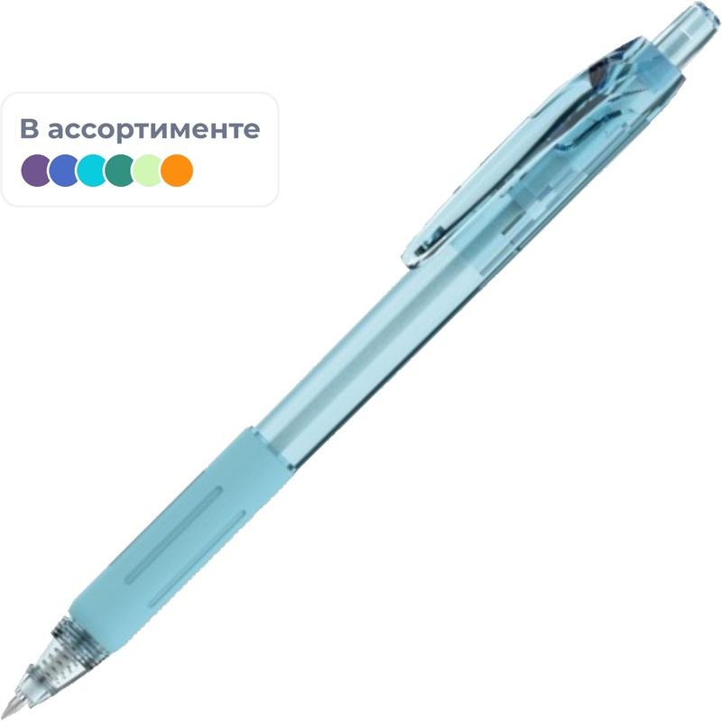 Изображение товара Ручка шариковая автоматическая Deli EQ057-BL синяя 0.35 мм