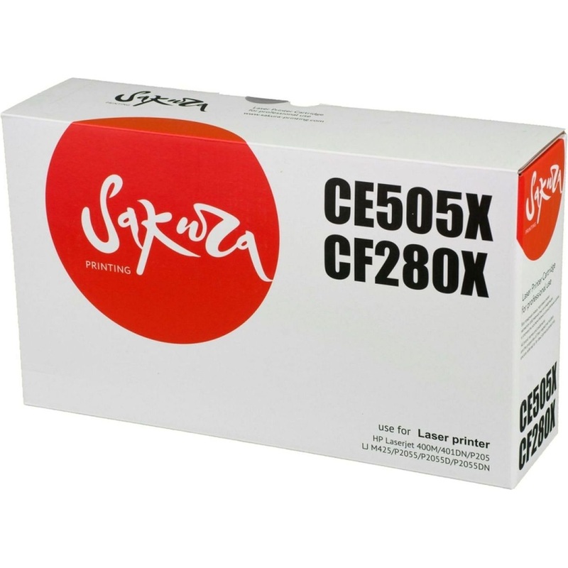 Изображение товара Картридж Sakura 05X/80X для HP черный совместимый высокого ресурса