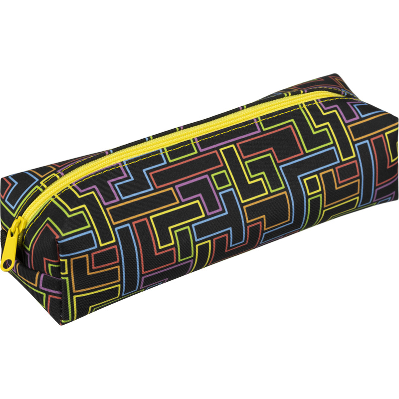 Изображение товара Пенал-косметичка Комус Класс Tetris черный для школы и студентов