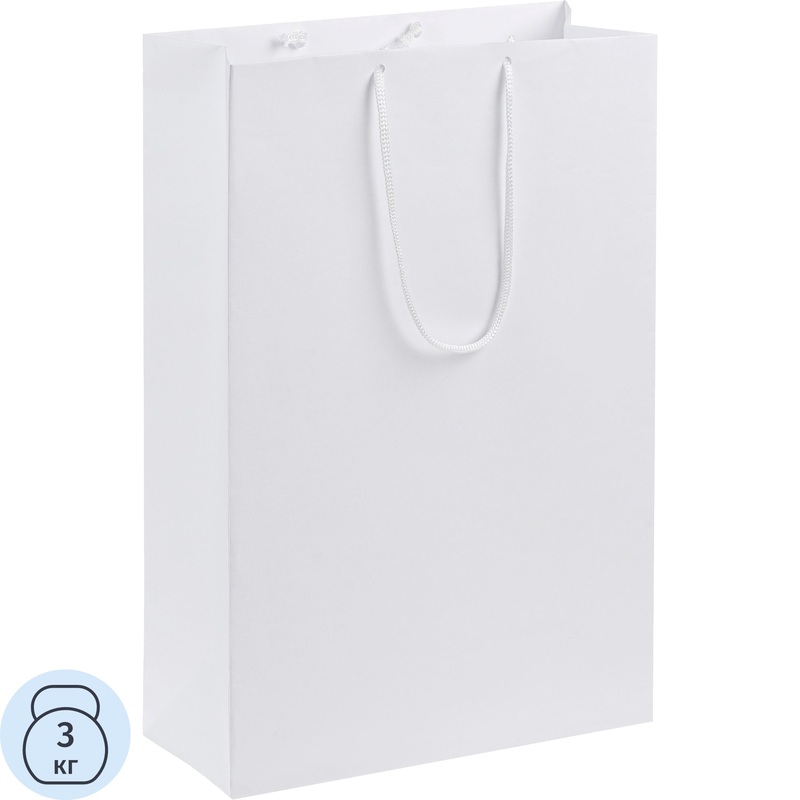 Изображение товара Подарочный пакет Проект 111 Porta 35х23х10 см белый из бумаги с ручками