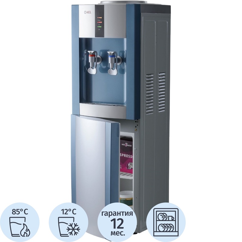 Изображение товара Кулер для воды AEL LC-AEL-47с синий нагрев и охлаждение