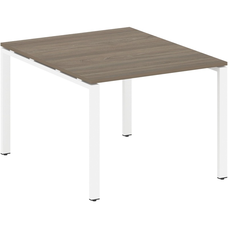 Изображение товара Стол для переговоров Metal System Style БП.ПРГ-1.1 (вяз благородный/белый, 1000x1235x750 мм)