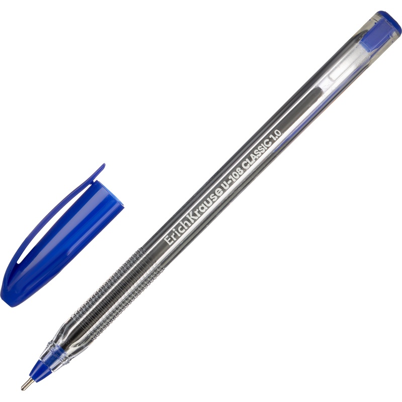 Изображение товара Ручка шариковая Erich Krause U-108 Stick Classic Ultra Glide синяя 0.3 мм