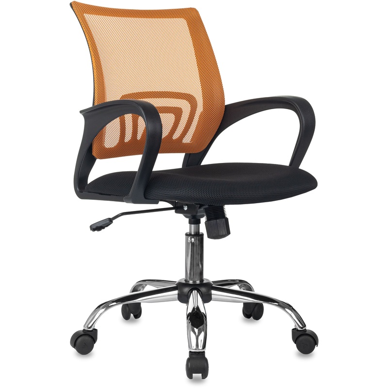 Изображение товара Офисное кресло Комус Мебель EChair-396 оранжевое и чёрное