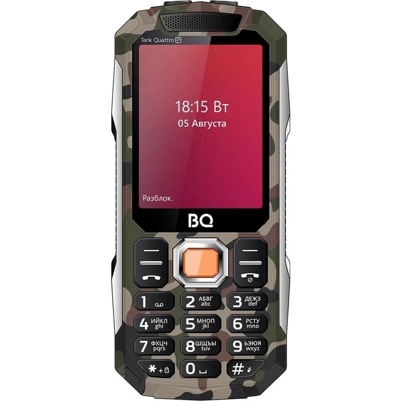 Изображение товара Мобильный телефон BQ-2817 Tank Quattro Power камуфляж 4SIM 5000mAh