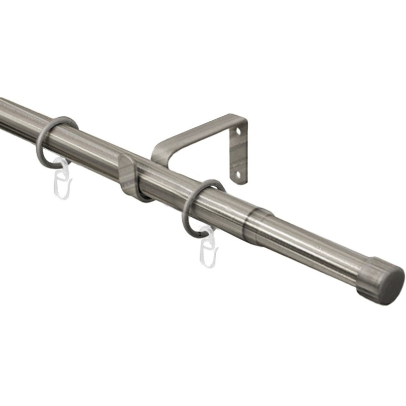 Изображение товара Карниз для штор телескопический хром матовый 160-300 см