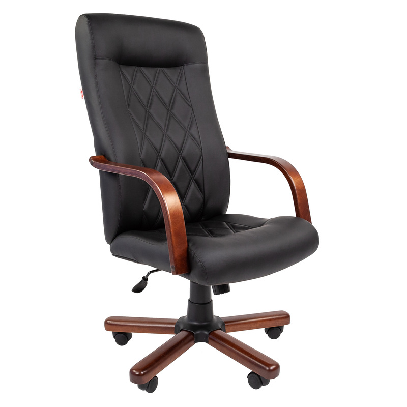 Изображение товара Кресло для руководителя Комус Мебель Easy Chair 430 чёрное (экокожа, металл)