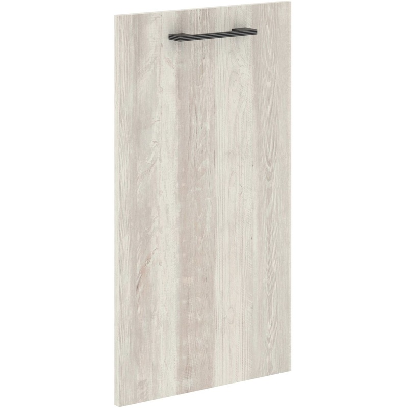 Изображение товара Дверь низкая Torr TLD 42-1L левая из ЛДСП с петлёй и ручкой черный