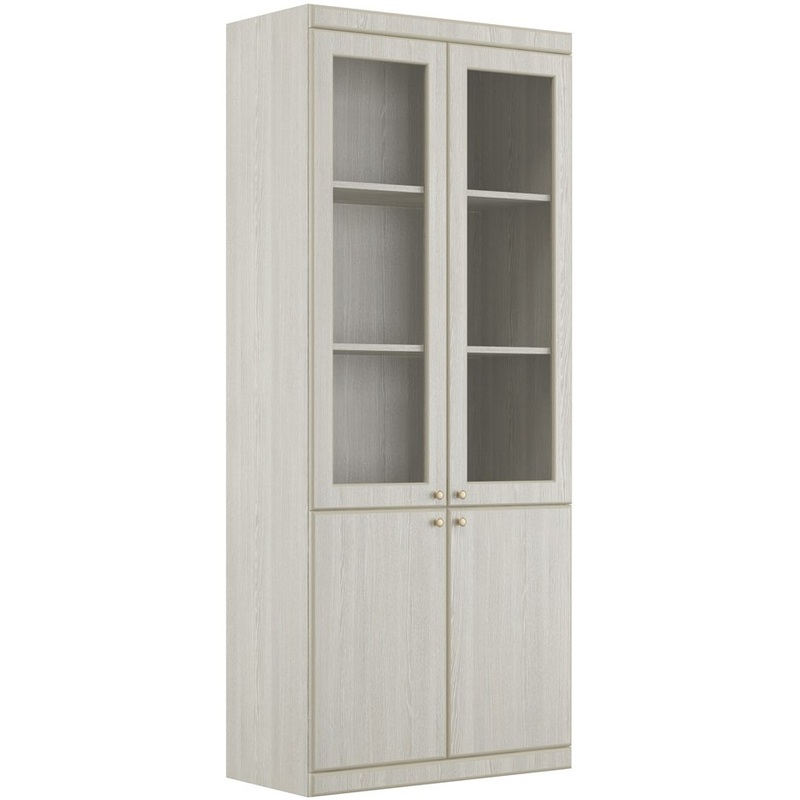 Изображение товара Гардероб Capital CPT1750403 дуб атланта 900х400х2200 мм с стеклянными фасадами