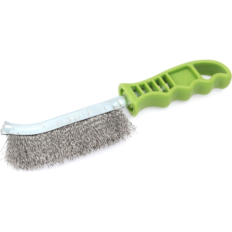 Изображение товара Металлическая щетка Дело Техники с пластиковой рукояткой и стальной щетиной