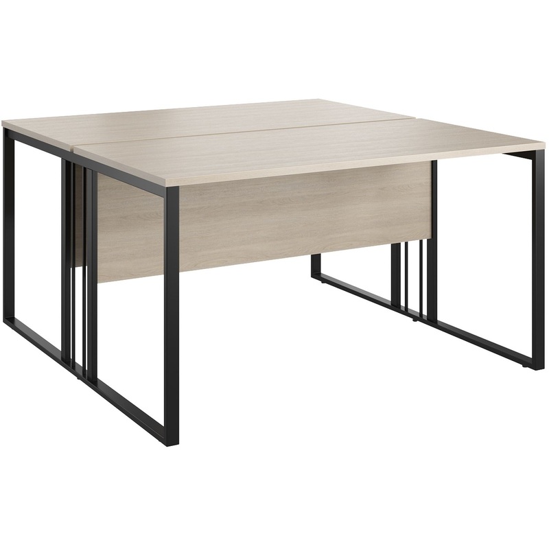 Изображение товара Рабочая станция Easy to lead K-Loft двухместная (дуб скандинавский/графит, 1180х1370х752 мм)