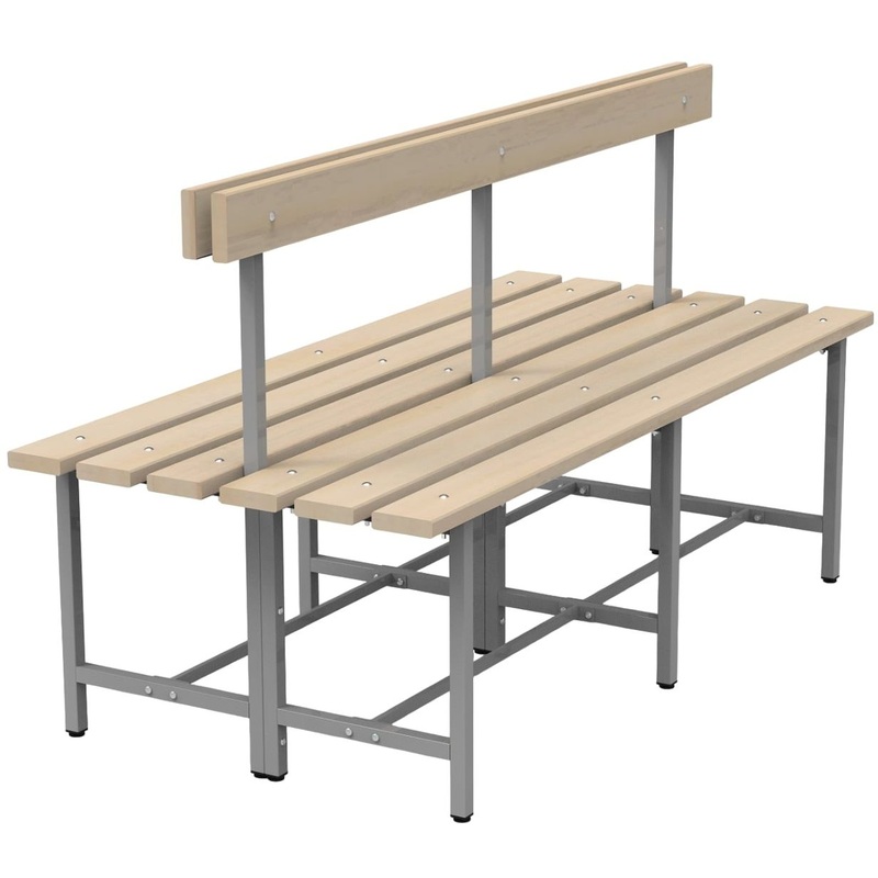 Изображение товара Скамья Титан Мета СТ-5/2 регулируемые опоры деревянное сиденье 1500х715х875 мм