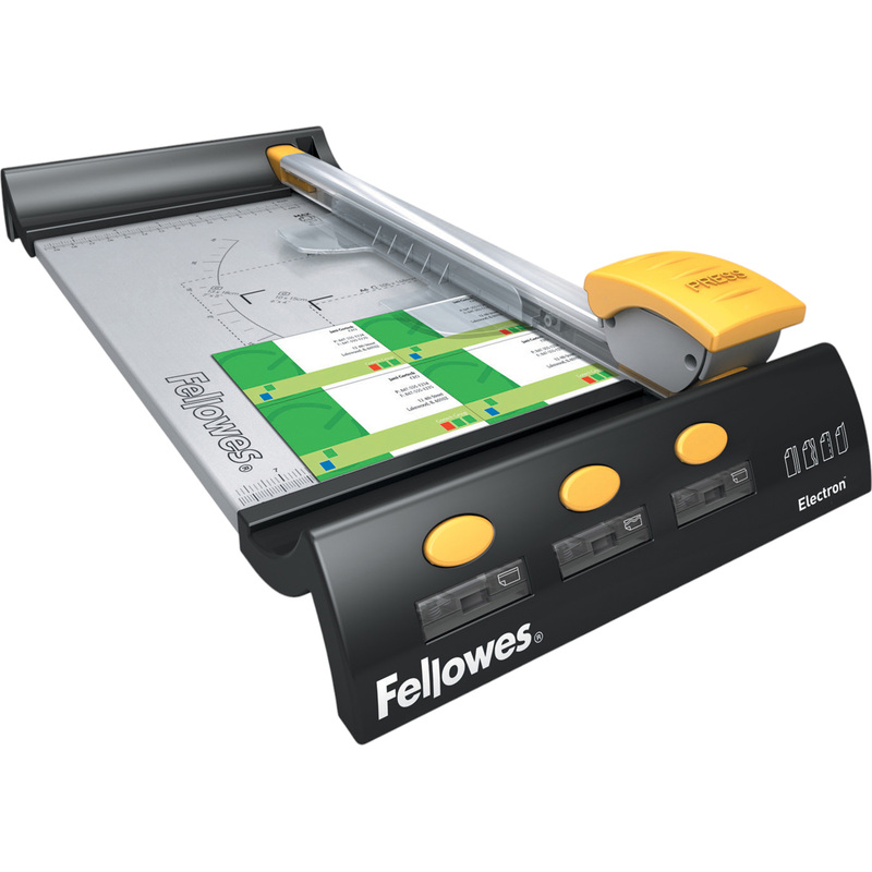 Изображение товара Роликовый резак для бумаги Fellowes Electron A4 с подсветкой и перфорацией