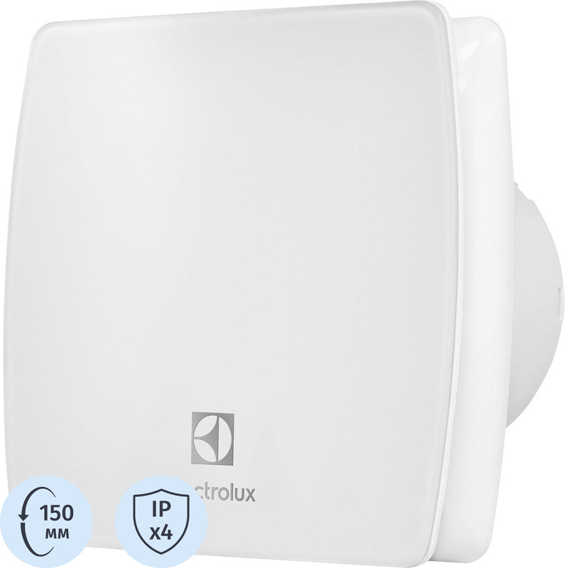 Изображение товара Вентилятор осевой Electrolux Glass EAFG-150 белый для влажных помещений