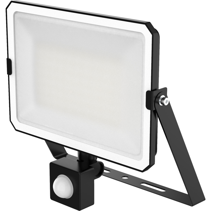 Изображение товара Прожектор светодиодный уличный Osram 50Вт 6500К 5000Лм IP65 с датчиком движения (4607194231522)