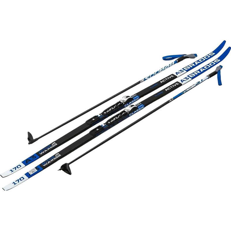 Изображение товара Лыжный комплект STC Step Brados Active A3 Blue 170 см