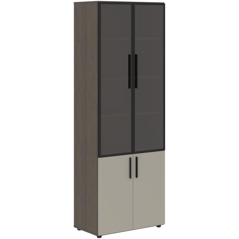 Изображение товара Шкаф для документов ( аметист/дуб сильвер, 800х430х2250 мм)