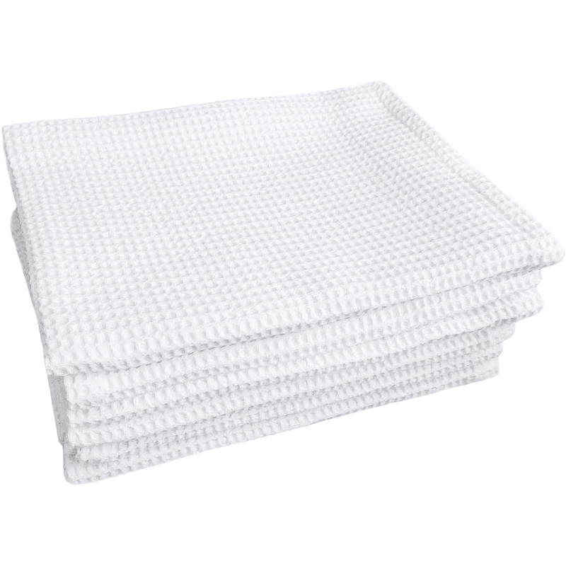 Изображение товара Полотенце вафельное 45х100 см 240 г/кв.м белое 10 штук в упаковке