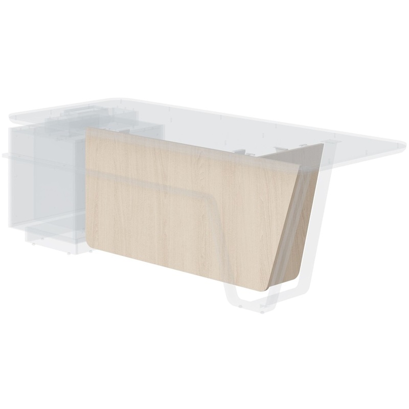 Изображение товара Панель фронтальная для стола светлый дуб премиум белый 1446x518x633 мм