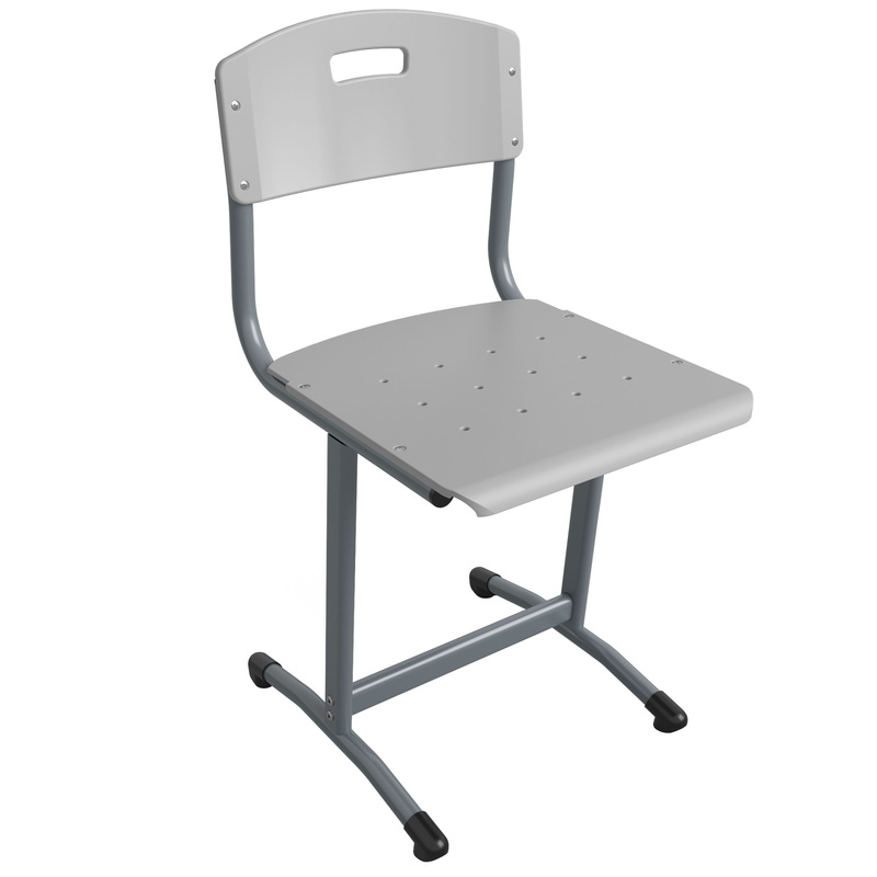 Изображение товара Стул ученический Универсал серый для учебных заведений