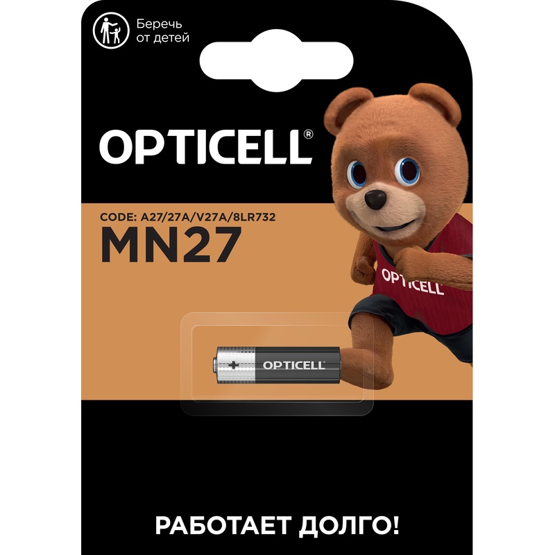 Изображение товара Батарейка A27 Opticell Specialty