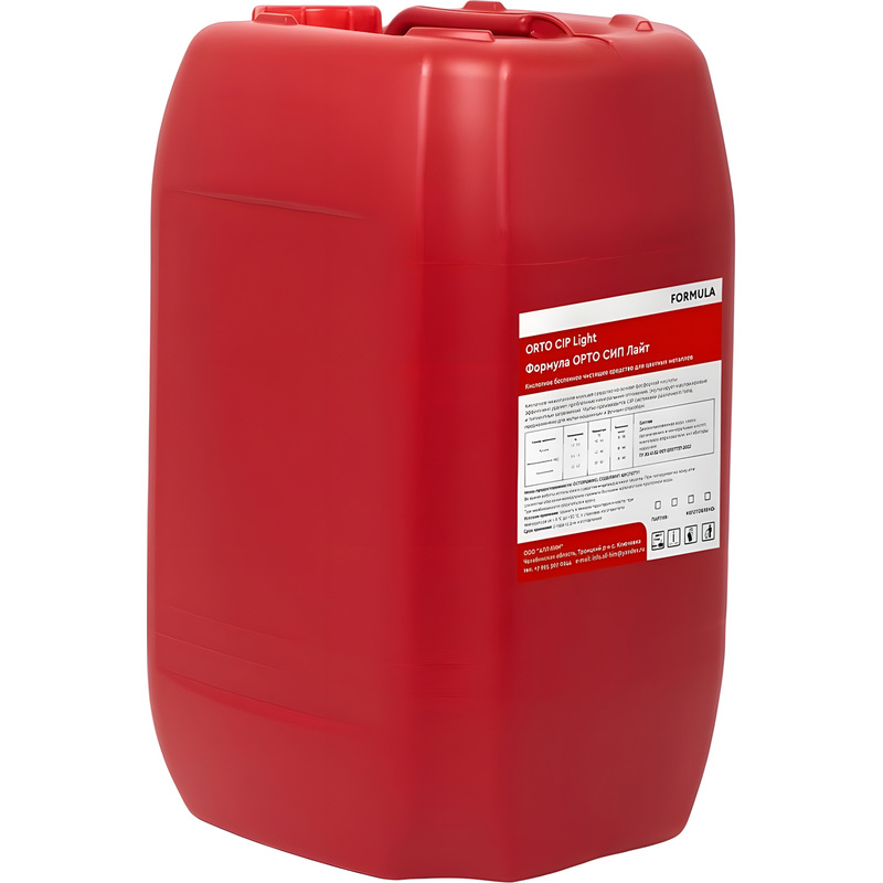 Изображение товара Моющее средство Formula Orto CIP Light 21.5 л (концентрат)