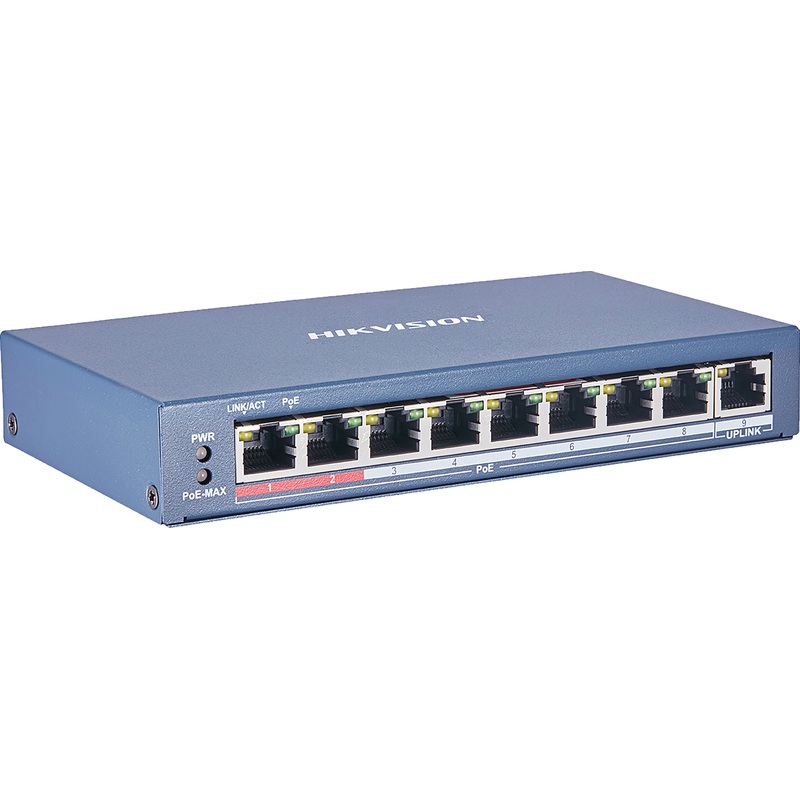Изображение товара Коммутатор Hikvision DS-3E0109P-E(C) Изображение товара Коммутатор Hikvision DS-3E0109P-E(C)