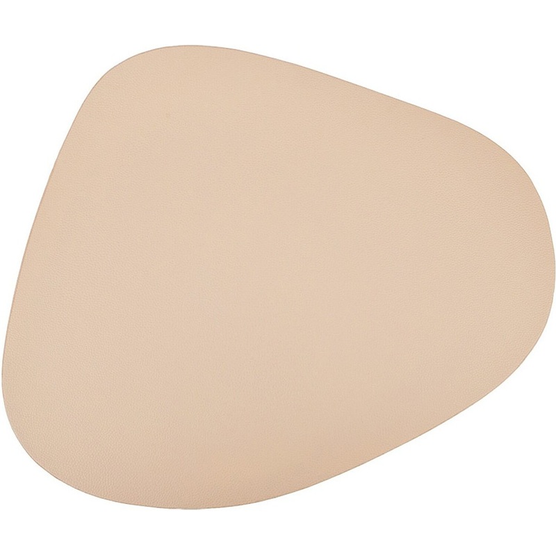 Изображение товара Экокожаные сервировочные салфетки Nouvelle Home 37x45 см бежевые комплект 4 шт