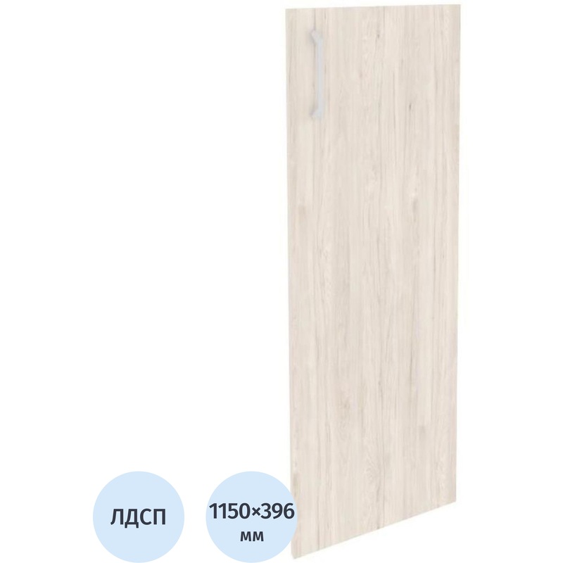 Изображение товара Дверь средняя правая Onix O.D-2(R) из ЛДСП с пластиковой кромкой 396х1150 мм