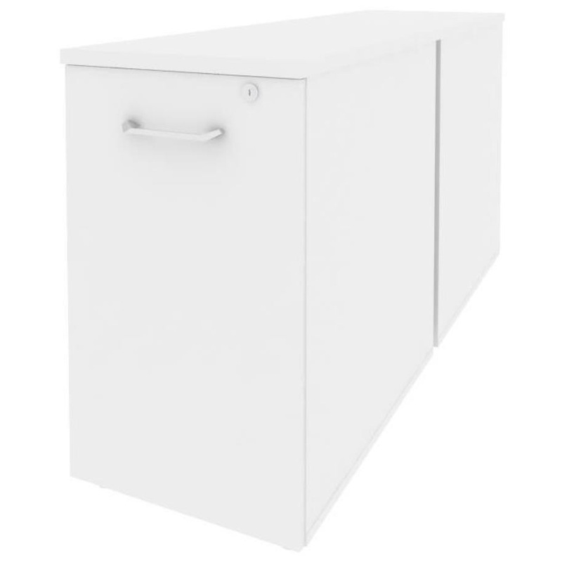 Изображение товара Приставная тумба Onix O.VTPO-2.7 с центральным замком белый бриллиант