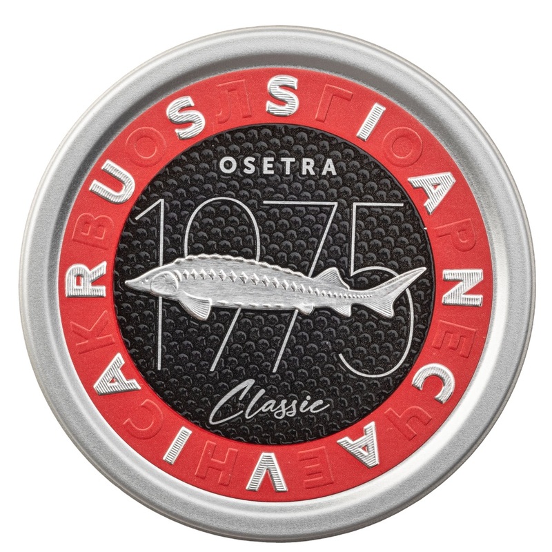 Изображение товара Икра осетровая Волгореченскрыбхоз Classic 50 г деликатес из сибирского осетра