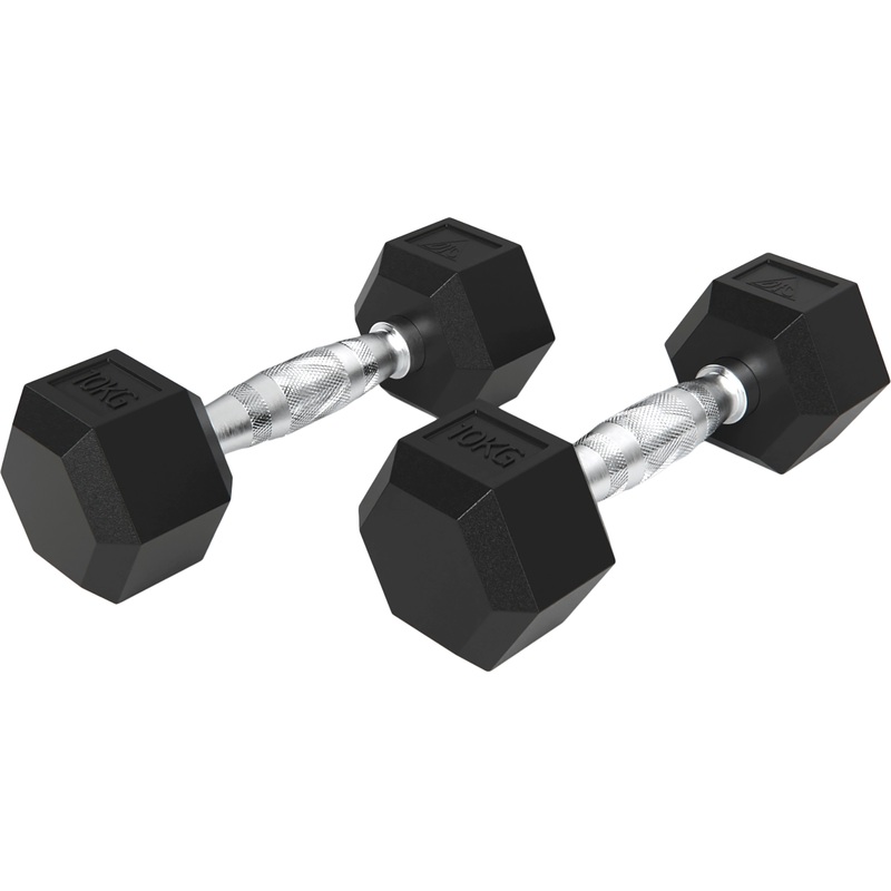 Изображение товара Набор гантелей DFC DB001-10 по 10 кг, 2 штуки