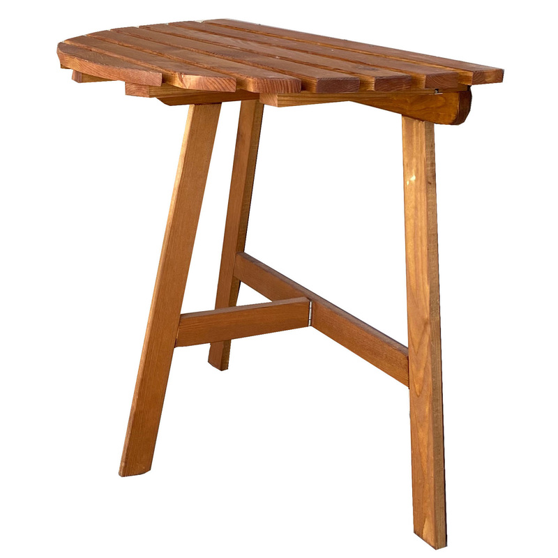 Изображение товара Раскладной стол полукруглый из дерева SSD-002 бежевый 710х450х700 мм